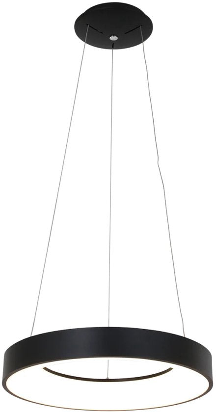 Suspension Steinhauer Ringlede - Ronde - Réglable - 48 cm - Noire