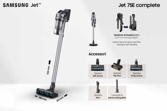 Samsung Jet 75E complet
