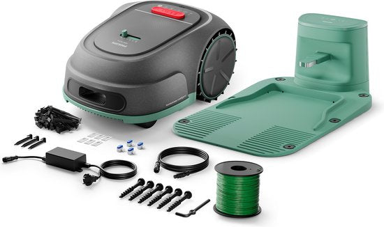 Tondeuse robotisée Philips série 3000 - tonte transversale, cartographie GPS, tonte intelligente, capteur de pluie - Gris (RSL3000/10)