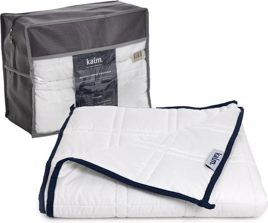 Couverture double lestée Kalm 13 KG - 200 x 220 CM - 7 couches - Couverture lestée - Couverture lourde