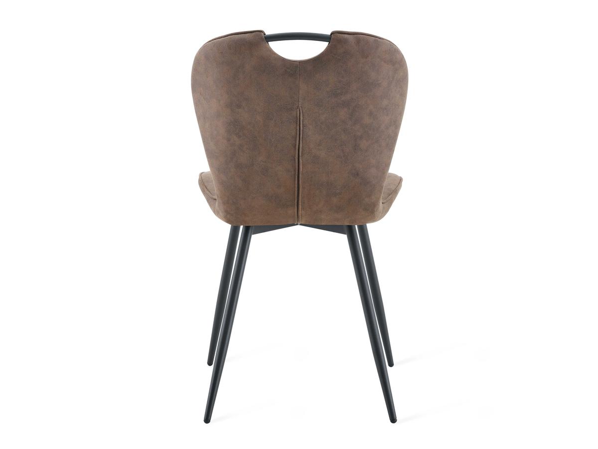 Chaise de salle à manger Multifurn Sten Duopack - Micro-cuir taupe - Lot de 2