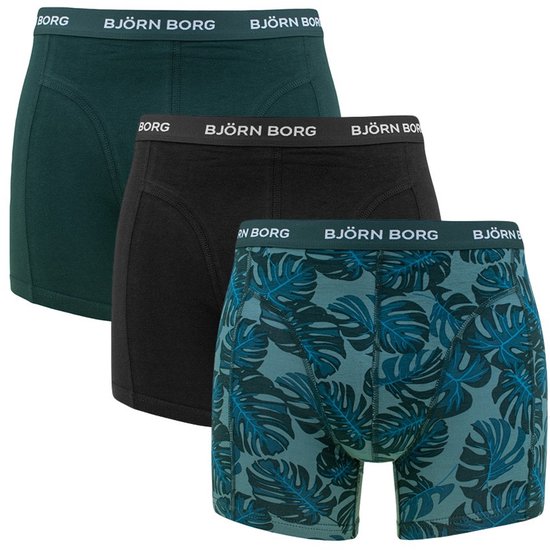 Björn Borg Cotton Stretch boxers - Size S - men's normal length boxers (3-pack) - multicolour