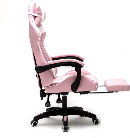 Chaise de jeu VDD avec repose-pieds - Rose