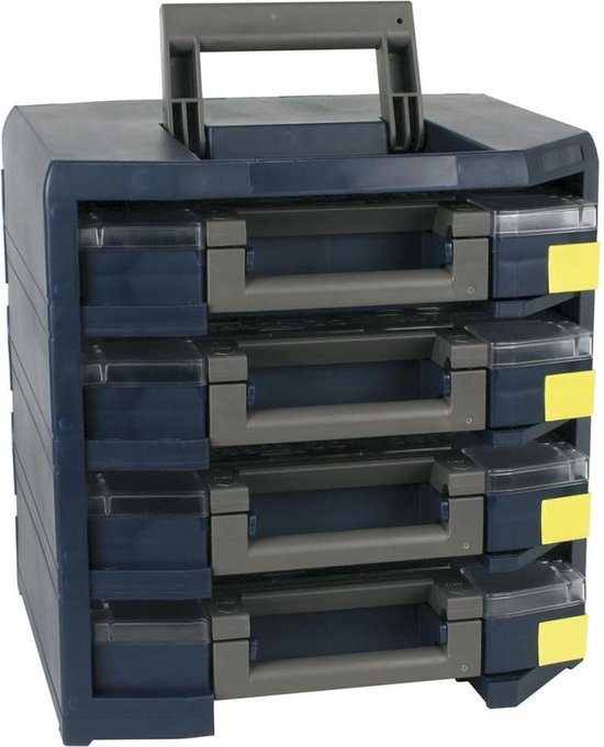 Coffret d'assortiment Raaco - HandyBoxxser - Avec 4 boîtes de rangement Boxxser 55 - 305 x 347 x 342 mm - 137966