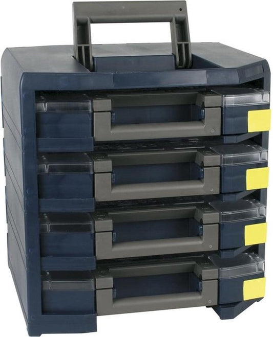 Coffret d'assortiment Raaco - HandyBoxxser - Avec 4 boîtes de rangement Boxxser 55 - 305 x 347 x 342 mm - 137966