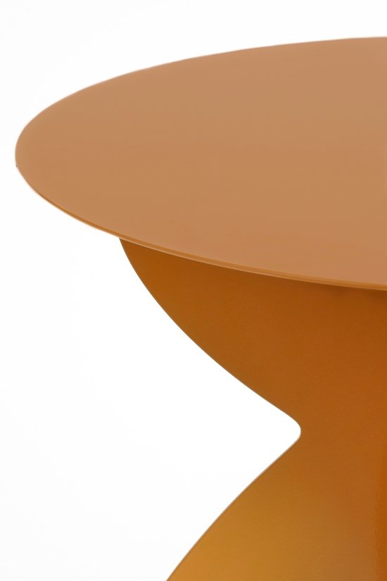 Table d'appoint Rafi de Mica Decorations - H 50 x Ø 40 cm - Fer - Marron