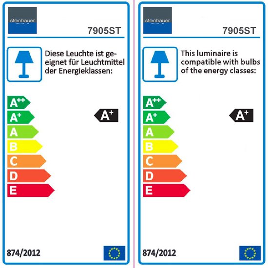 Spot Natasja 7905ST : spot rond en acier à 3 lampes avec ampoules GU10, orientable et à intensité variable avec lumière chaude, Steinhauer, design moderne