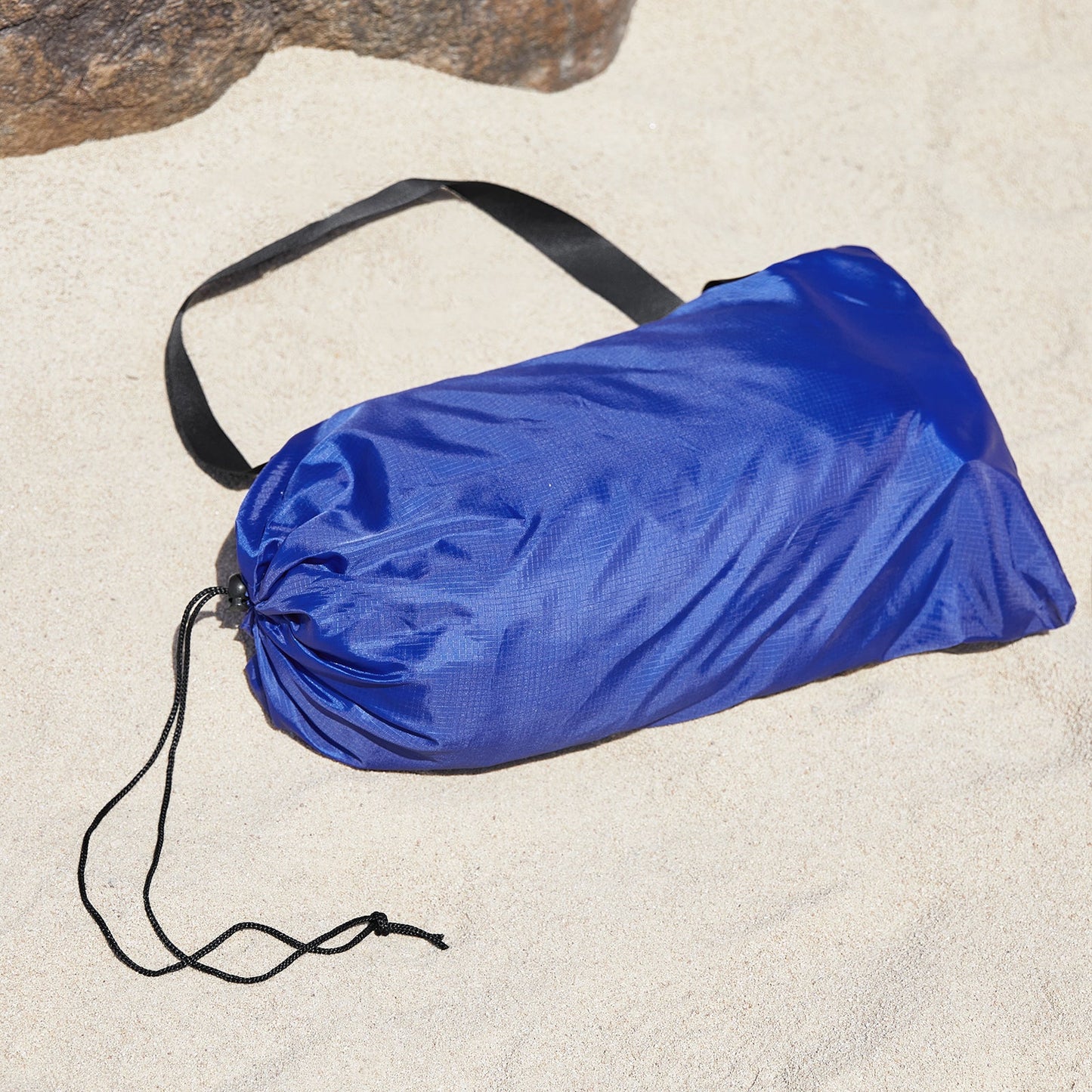 SoBuy OZT01-DB Maison de plage 300x300x200 cm, bleu royal, lycra/polyester, tente de plage portable avec poteaux et sac de transport