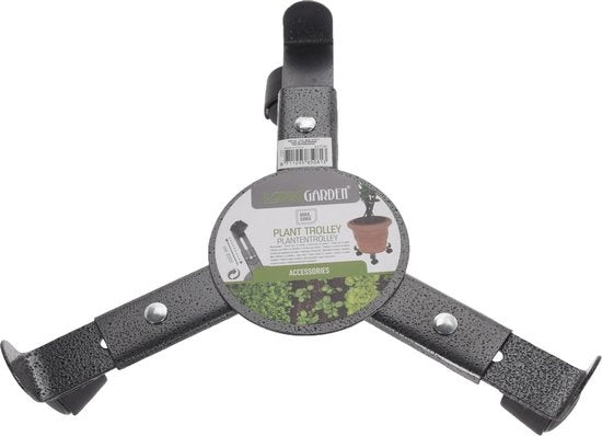 Oh My Home Support métallique à roulettes pour pots de fleurs