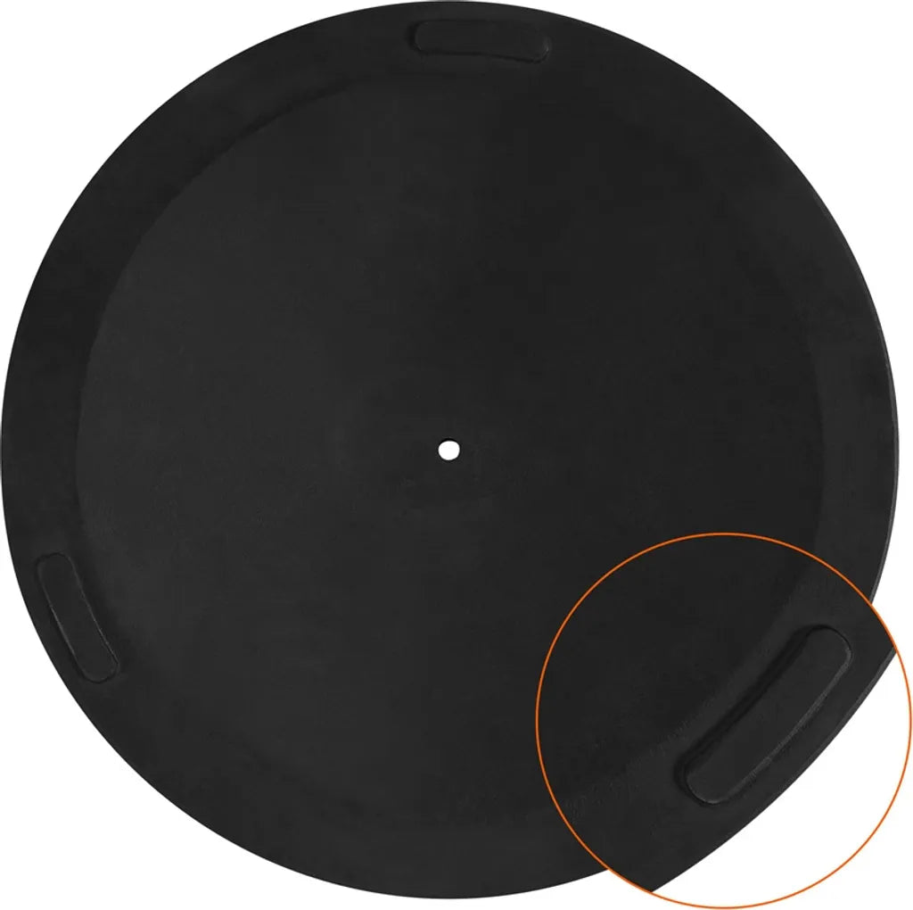 Yaheetech Pied de parasol - Rond - 46x46x34 cm - 10 kg - Noir