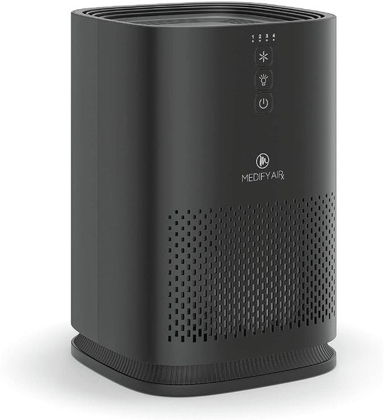 Purificateur d'air Medify Air MA-14 – 70 m³/h – Filtre HEPA H13 – 3 modes + mode veille – Jusqu'à 28 m² par heure – Contre le rhume des foins, les acariens et les allergies – Blanc