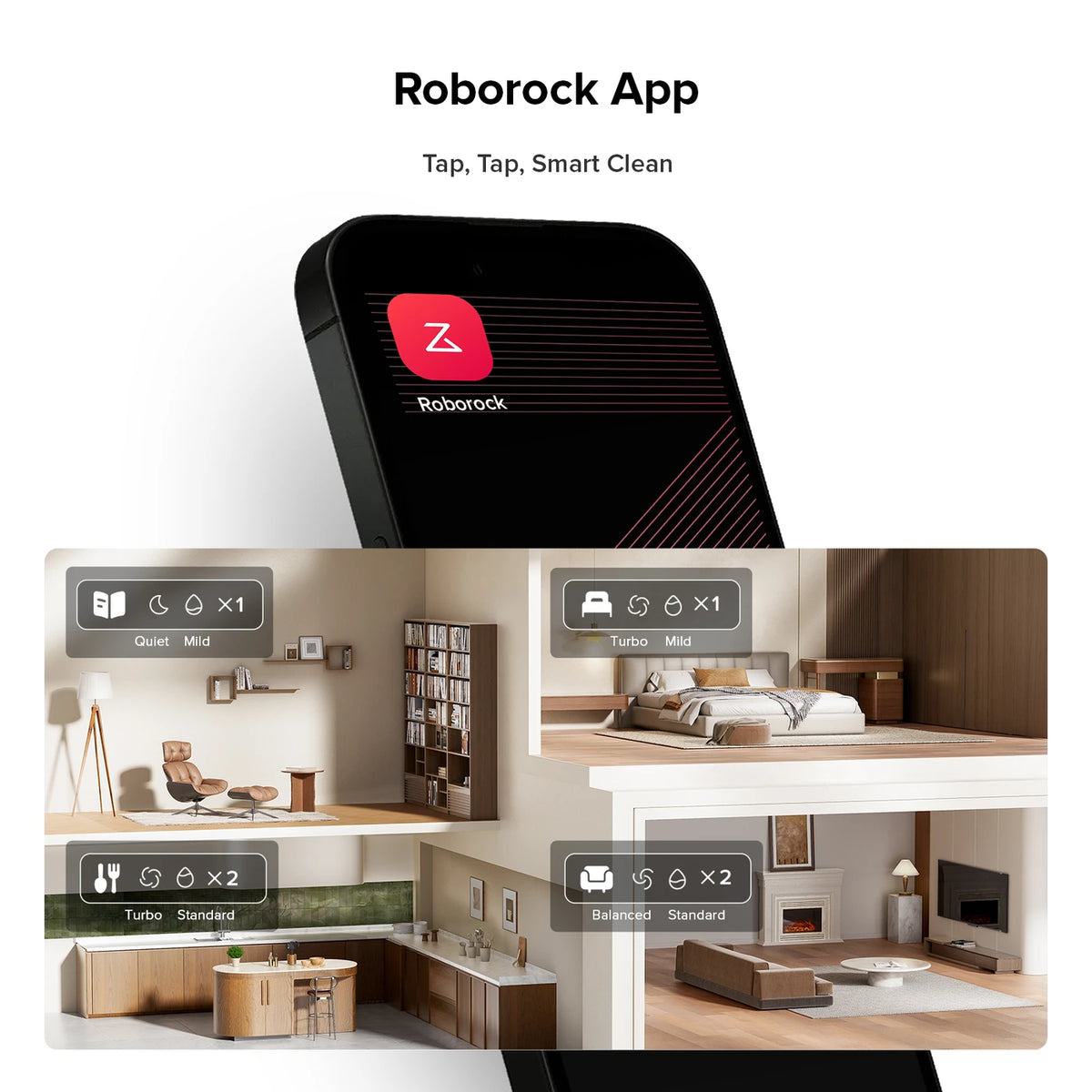 Robot aspirateur Roborock Q10 X5 avec fonction de lavage – 10 000 Pa – LiDAR – Anti-enchevêtrement – Noir – 35,3 × 25,8 × 52,6 cm