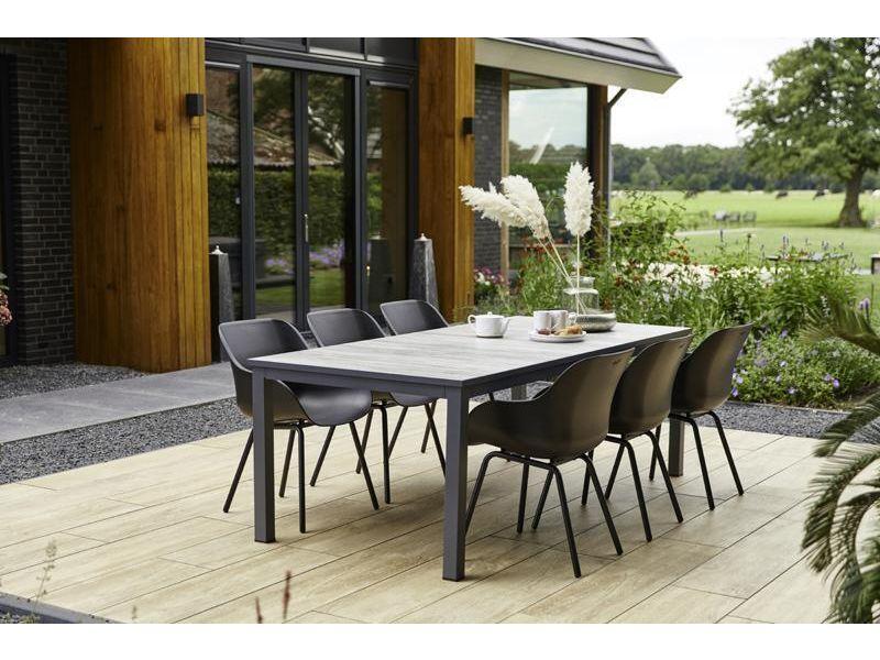Chaise de jardin Hartman Sophie Rondo Elegance - Lot de deux - Anthracite