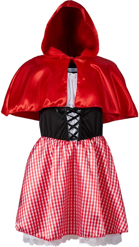 dressforfun - cape rouge pour femme - M - Costume carnaval - Halloween - Déguisement - Tenue de soirée - Tenue de carnaval - Tenue de fête