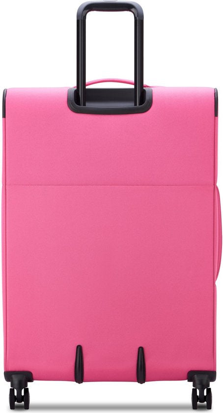 Valise souple – Delsey Paris x Benetton – Polyester durable – Extensible – TSA – 76 cm – Bleu foncé