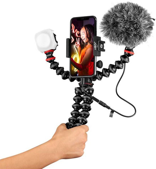 Kit de vlogging mobile Joby Gorillapod avec support pour smartphone