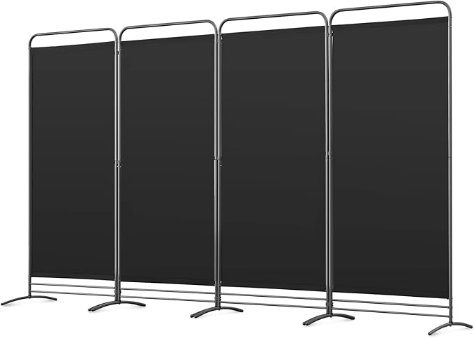 Paravent Angel Living Parawan - 3 panneaux - 165 cm de haut - Noir