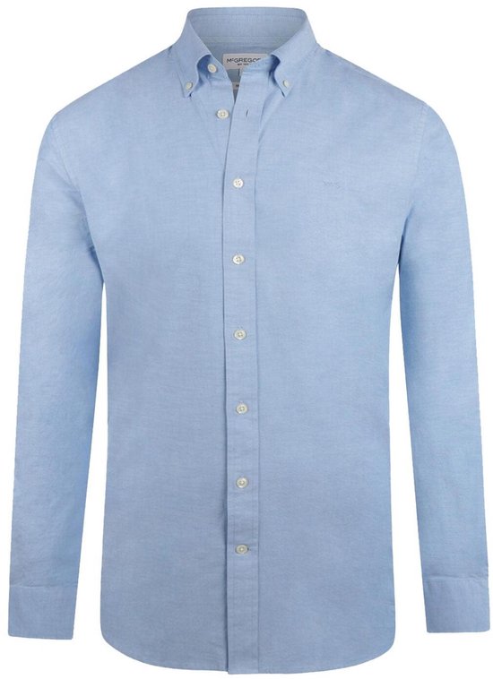 McGregor Shirt Oxford Stretch Mm999 6001 01 2001 Light Blue Hommes Taille - M
