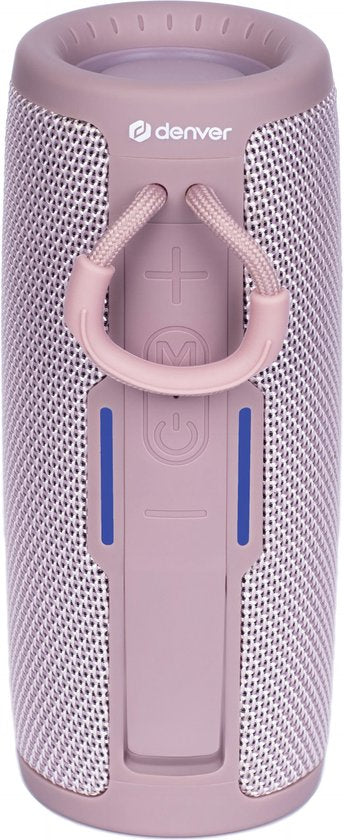 Denver Enceinte Bluetooth sans fil - Boîte à musique - AUX - BTV150 - Rose