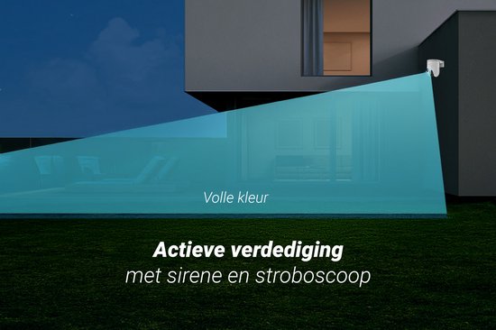 EZVIZ H8c Pro 3K – Caméra de sécurité extérieure Wi-Fi – Vision PTZ à 360° – Détection des personnes et des véhicules par IA – Vision nocturne en couleur et sirène – Audio bidirectionnel