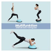 DH FitLife Ballon d'équilibre de yoga avec pompe - Appareil d'équilibre - Ø 60 x H 22 cm - Max. 200 kg