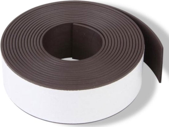 Bande magnétique flexible Velleman - Autocollante - 300 x 2,5 cm - Noire