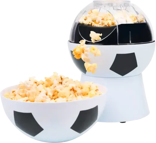 Machine à pop-corn « Football » – Du pop-corn frais en quelques minutes – Facile à utiliser