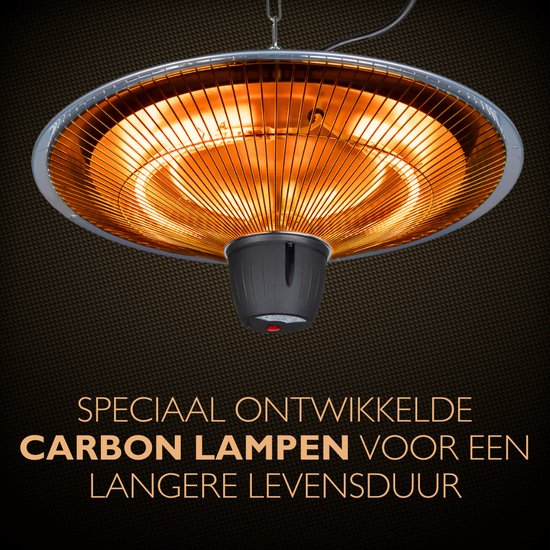 Chauffage pour tente de fête Eurom 1502 - Acier inoxydable - 1500 W