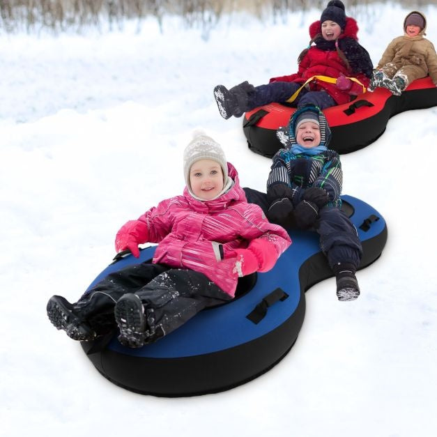 Coast 2-Seater Snow Sleigh - 200 cm - Avec cordon de serrage - Bleu