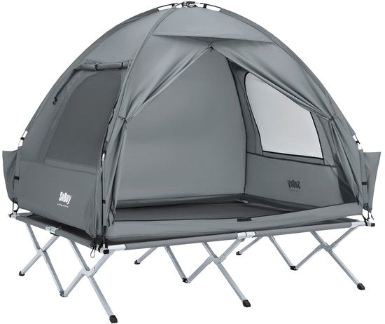 SoBuy OGS32-II-L-HG Tente de camping gonflable - Textile gris 193x145cm