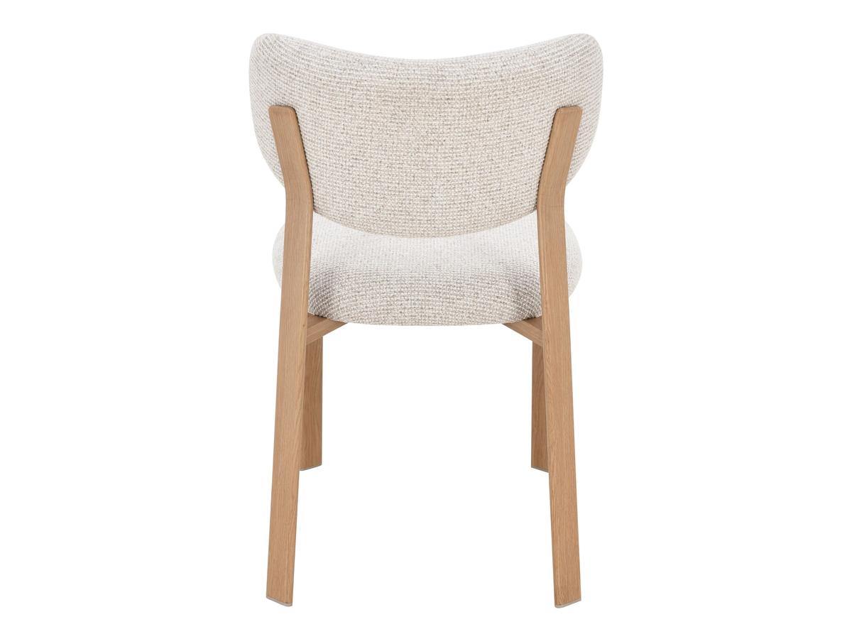 Chaise de salle à manger Criks Design Vika - Lot de deux - Chêne/Beige