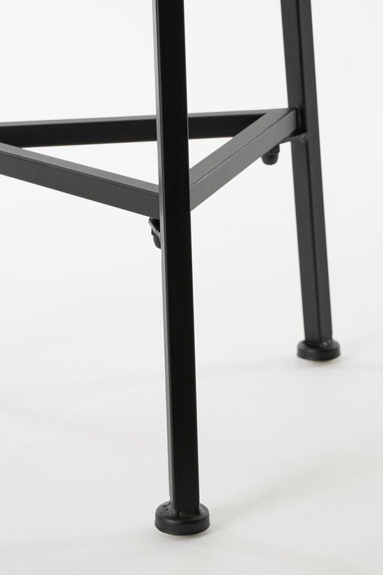 Mica Decorations Table à plantes - H120 x Ø35 cm - Métal - Noir