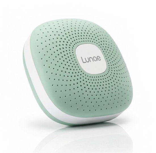 Lunae White Noise Machine 2026 - Appareil à bruit blanc avec veilleuse - Convient aux bébés, aux enfants et aux adultes - Aide au sommeil pour bébés - Entraîneur de sommeil pour enfants - Vert menthe