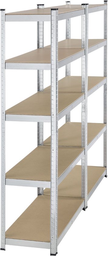 2 pièces Rayonnage d'entrepôt / Rayonnage de stockage - Basic - 180 x 90 x 40 cm