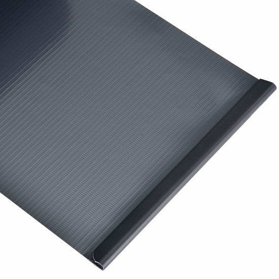 Bandes de séparation en PVC - 2 pièces - 35 mètres - Anthracite - Clips de fixation inclus