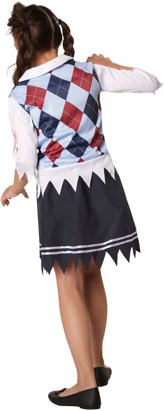 Dressforfun Creepy schoolgirl 158 (ages 12 and up) - costume halloween dress up partywear costume carnaval carnaval partywear - 302209