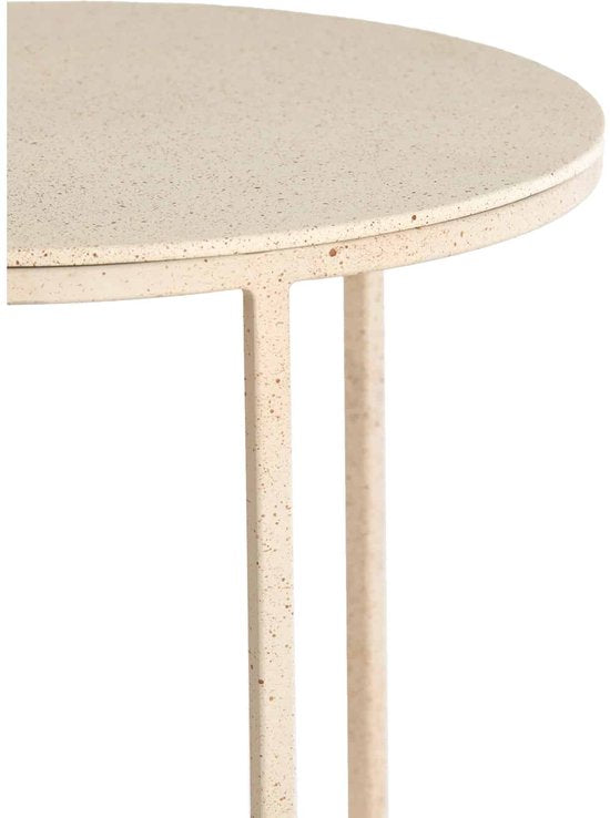 Light & Living Table d'appoint Sadar - Marron - Ø52x46cm + Ø50x40cm -.