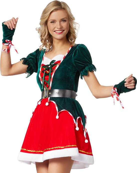 Dressforfun Elfe de Noël sexy M - déguisement costume halloween déguisement fête carnaval robe de soirée robe de soirée - 303411