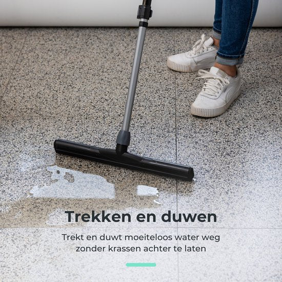 CLEANLY Raclette de sol avec manche télescopique 114-142 cm