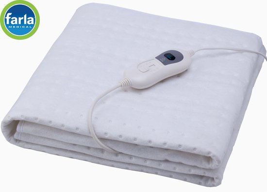 Sous-couverture électrique lavable - 150cm x 80cm - 3 réglages de température - simple - respirant - chauffage rapide - anti-bactérien - arrêt automatique après 3 heures - sous-couverture électrique lavable