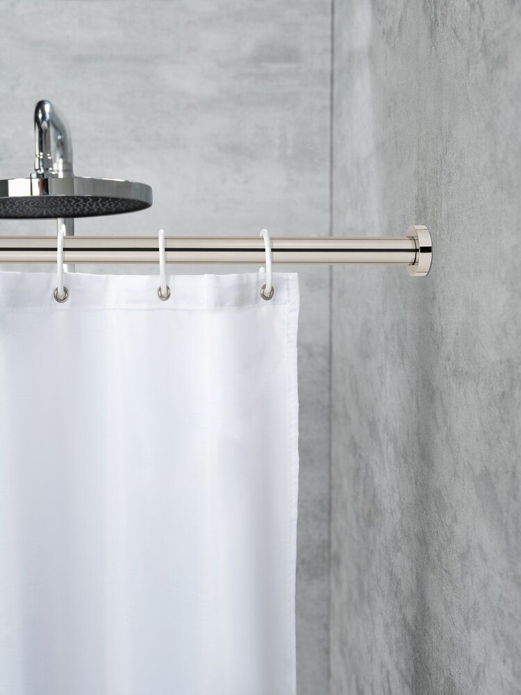 Barre de douche télescopique WENKO Luz, chrome - 70-115 cm - acier inoxydable