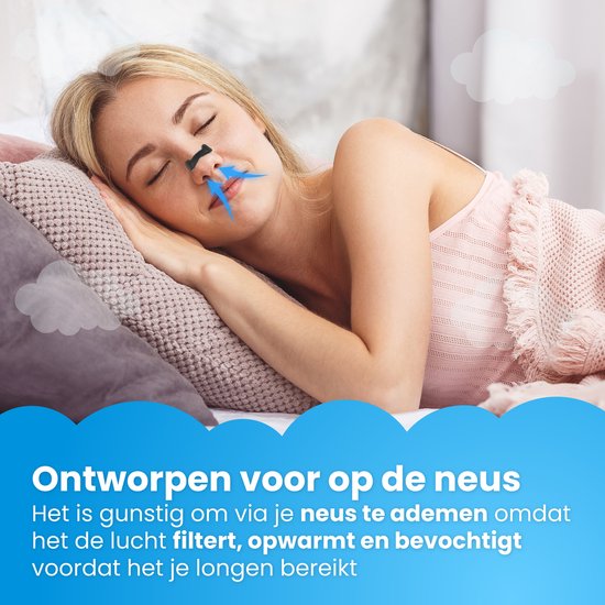 DreamCare Bandelettes nasales magnétiques - 15 paires - écarteur nasal - anti-ronflement - pansements nasaux