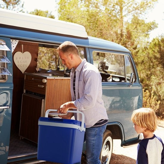Auronic Glacière électrique - Bleue - 25L - 12V et 240V