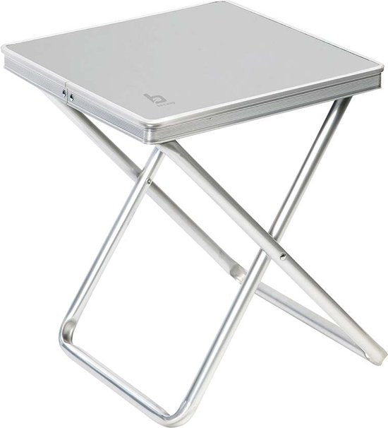 Bo-Camp - Repose-pieds pour tabouret - Pliable - Gris