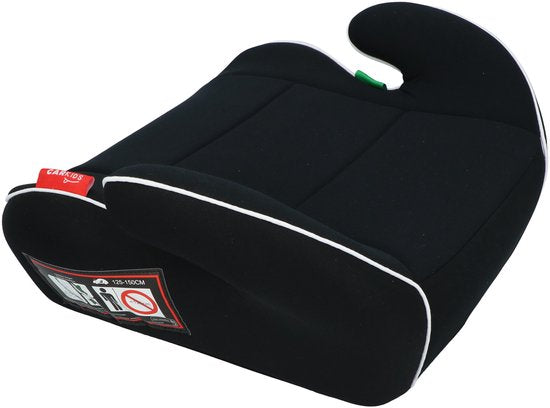 Rehausseur Carkids I-Size Sam - Conforme à la norme I-Size R-129 - Pour les enfants mesurant entre 125 et 150 cm – Housse amovible et lavable - Installation flexible – Noir