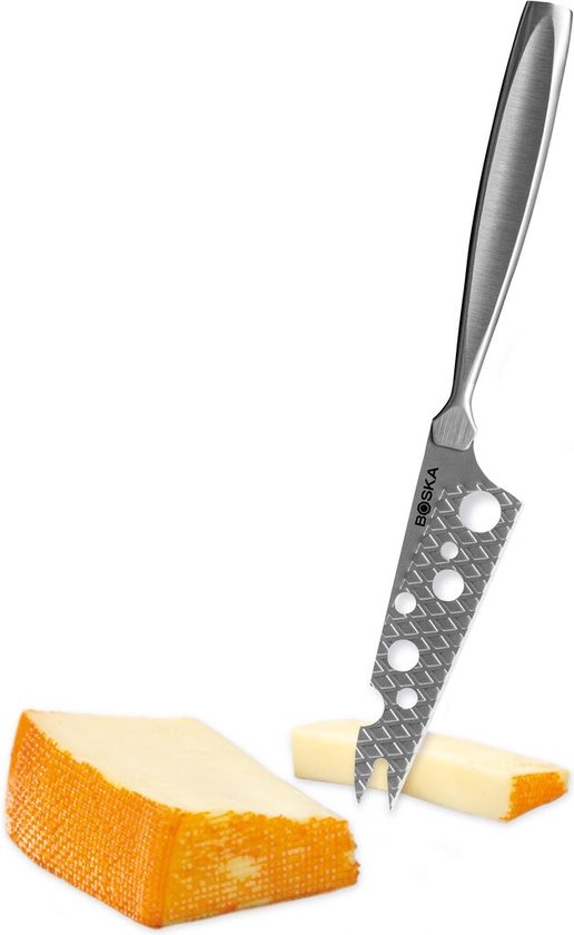 Couteau à fromage Boska Half Soft Monaco+ No.4 - Couteau à fromage à pâte molle - Couteau à brie - Lauréat - Acier inoxydable - Couteau à fromage lavable au lave-vaisselle - Ustensiles de cuisine - Accessoires de cuisine - Garantie 10 ans