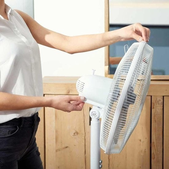 BLACK+DECKER Ventilateur sur trépied BXPF60E - Ø 40 cm - 60 watts - Blanc