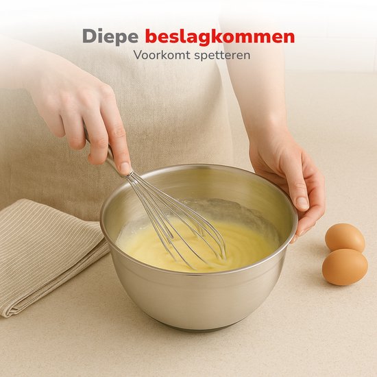 Ensemble de 3 bols en inox Alpina avec couvercle - Bol à salade - Bol à pâte avec couvercle - Bols pour mélanger et conserver - Bol à snacks