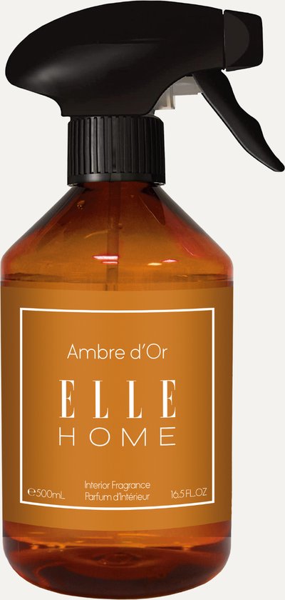 Elle Home - Ambre d'Or - Spray d'ambiance 500 ml