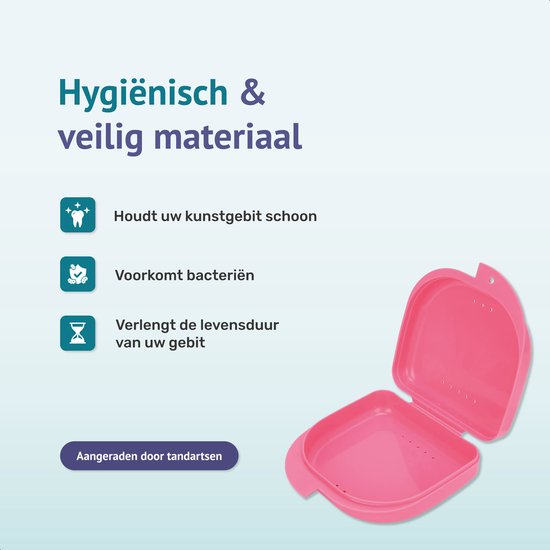 Alyze Plateau pour dents et appareils dentaires - rose